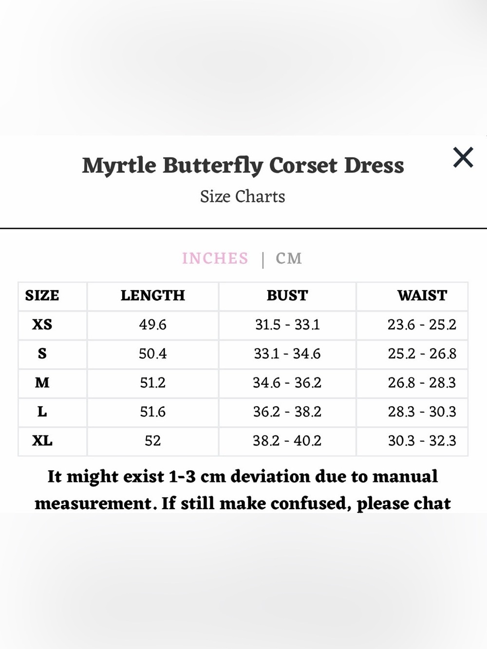 NEW LaceMade *Discontinued* Myrtle Butterfly Corset Dress - Picture 9 of 16